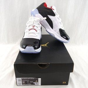 New Nike Kids Air Jordan 11 Comfort Low | Sz 3.5Y, Wht/Rd/Blk *See Inside*